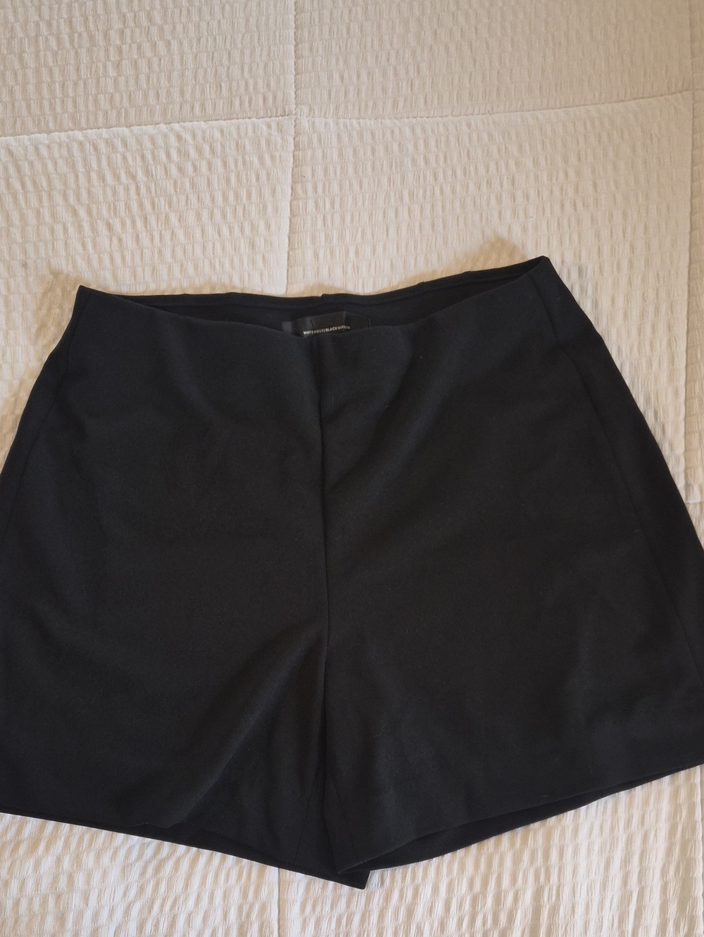 White House Black Market Black High-Rise Slip-on Shorts